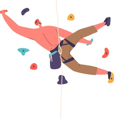 Tırmanma eğitimi yapay taş duvar