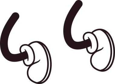 Zıplayan ayak vücut parçaları