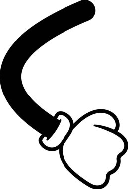 Güçlü çizgi roman animasyon eli