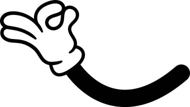 Çizgi roman animasyonu el meditasyon hareketi