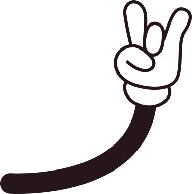 Rock jest retro komik kol