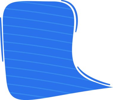 Mavi konuşma balonu çerçevesi