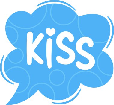 Konuşma baloncuğu öp