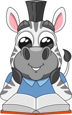 Mutlu şirin zebra okuma kitabı