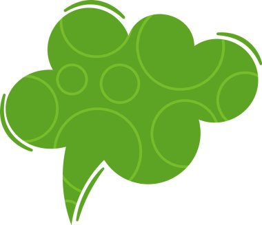 Yeşil diyalog baloncuğu çerçeve