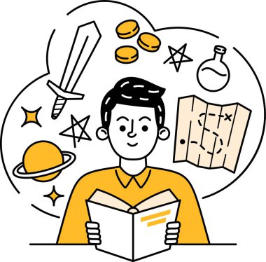 Öğrenci karalama karakteri çalışıyor