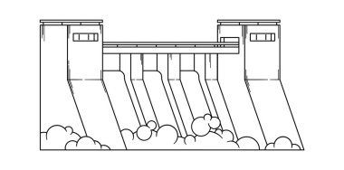 Hidroelektrik baraj tesisleri siyah-beyaz elektrik üretimini çiziyor