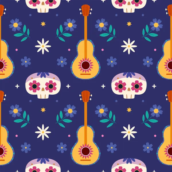 Cinco de Mayo Patern.Viva Mexico kusursuz desen.