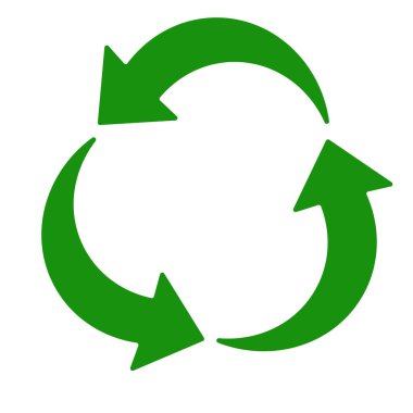 recycling symbol vector design EPS 10