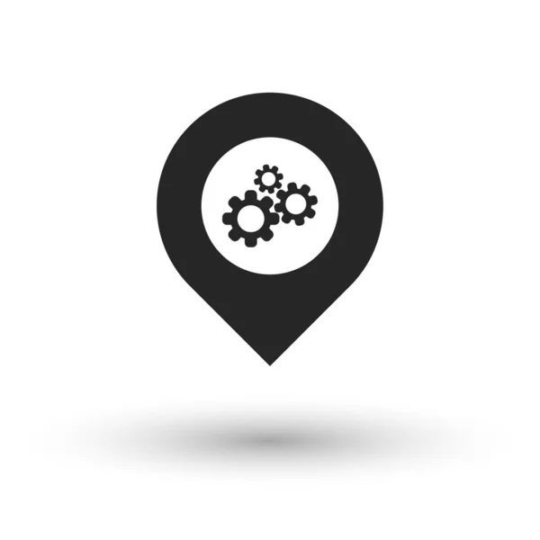 Map Pointer Icon Location Icon Simple Vector Design — Stock Vector