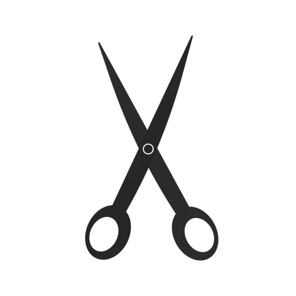 Scissors Icon Vector Logo Template Idea Concept — Vector de stock