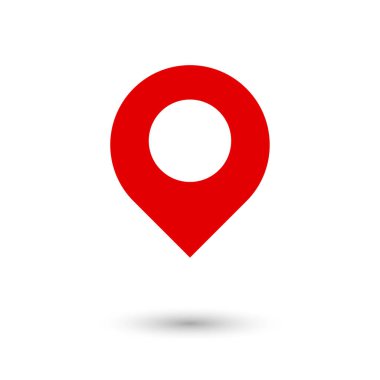 map pointer icon.Location icon simple vector design.