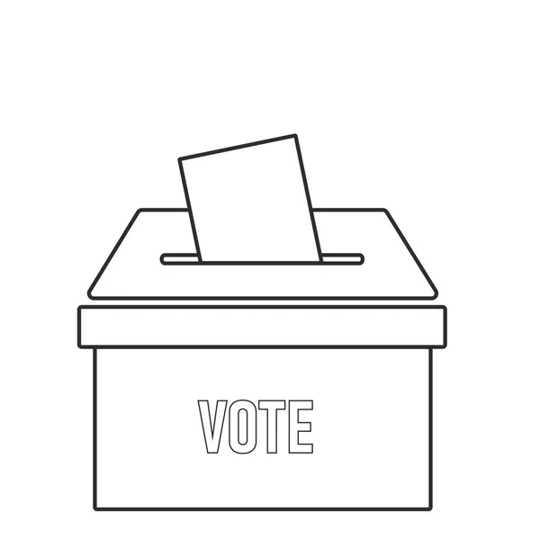 Ψηφοδέλτιο Και Ψηφοδέλτιο Vector Design Vote Εκλογική Ιδέα — Διανυσματικό Αρχείο