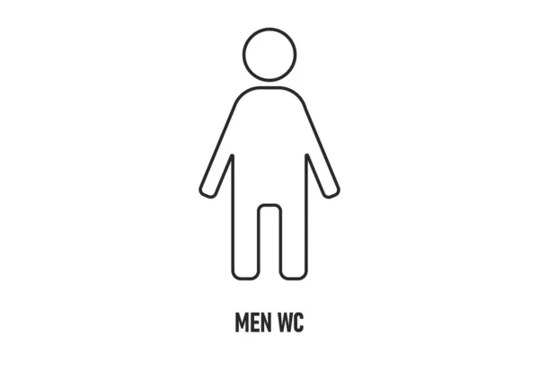 Tuvalet Simgesi Tuvalet Işareti Erkek Kadın Sembollü Anne Vektör Grafikleri — Stok Vektör