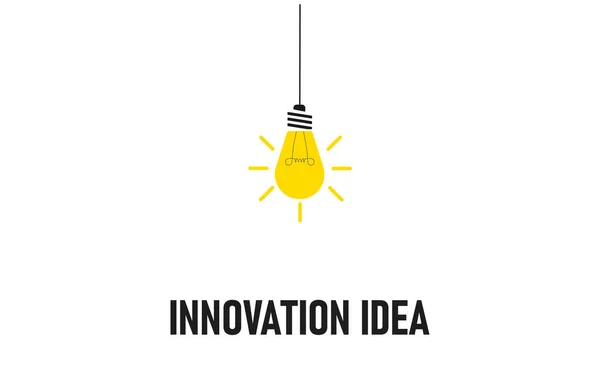 Burning Lampadine Idea Innovazione Concettuale Cambiare Percorso Istinto Unico Pensiero — Vettoriale Stock