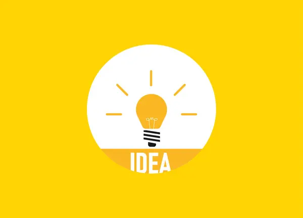 Glühbirnenkonzept Konzepte Kreativen Denkens Innovation Kreativer Ideen Inspiration Motivation Für — Stockvektor