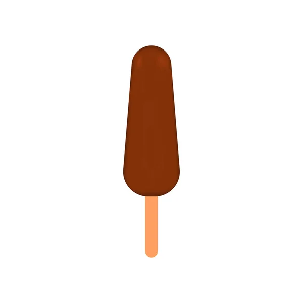 Ice Cream Bea Popsicles Stick Vector Design — 스톡 벡터