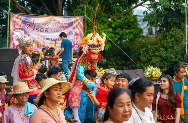 Pai Mae Hong Son Tayland Nisan 2023 Yaşları Arasında Budist — Stok fotoğraf
