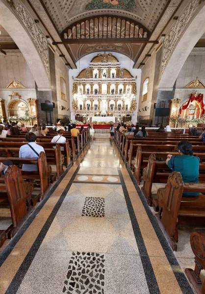 Ciudad Cebú Cebú Filipinas Enero 2023 Muchos Devotos Católicos Filipinos —  Fotos de Stock