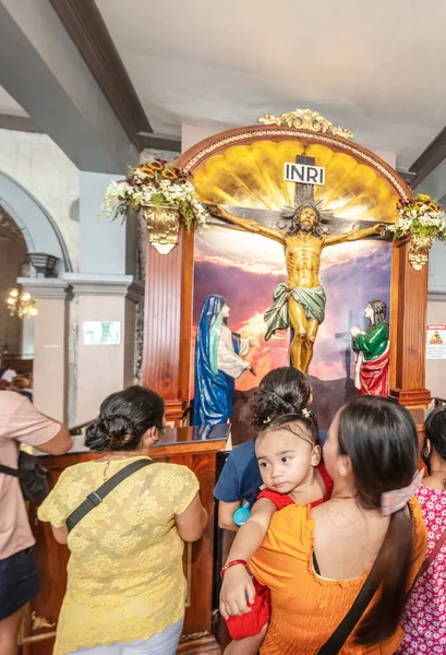 Себу Сіті Себу Філіппіни Січня 2023 Року Багато Релігійних Католицьких — стокове фото
