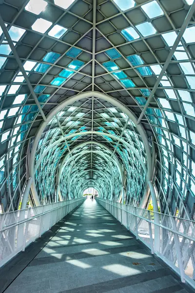 Kuala Lumpur Malajzia Április 2023 Kiváló Gyalogos Híd Nyílt Meg Jogdíjmentes Stock Képek