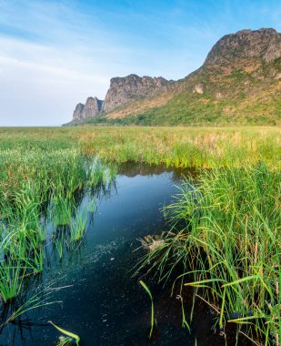 Tatlı su bataklığı ve Tayland 'ın en büyük sulak arazisi, mangrov ormanları, kuş türleri ve ekosistemlerin geniş çeşitliliği, tahta kaldırımlar, nilüferler ve dağ manzarası üzerinde doğa yürüyüşü..