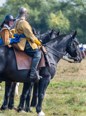Worcestershire, İngiltere-25 Ağustos 2025: 1651 'de Worcester' daki İngiliz İç Savaşı 'nın en büyük ve son muharebesinin mühürlü düğümü İskoç Kralcılar ve parlamenterler arasında gerçekleşti..