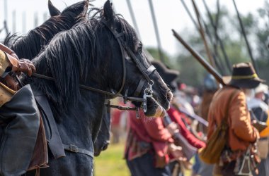 Worcestershire, İngiltere-25 Ağustos 2025: İngiliz İç Savaşı 'nın 1651 yılında İskoç Kralcılar ve Parlamenterler arasındaki en büyük ve son çatışmasının mühürlü düğümü.