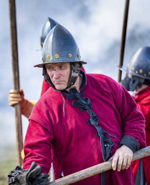 Worcestershire, İngiltere-25 Ağustos 2025: 1651 'de Worcester' daki İngiliz İç Savaşı 'nın en büyük ve son muharebesinin mühürlü düğümü İskoç Kralcılar ve parlamenterler arasında gerçekleşti..