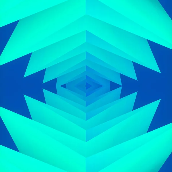 Magisk Symmetrisk Bakgrunn Med Trendy Neongradient Lys Abstrakt Sammensetning Moderne – stockfoto