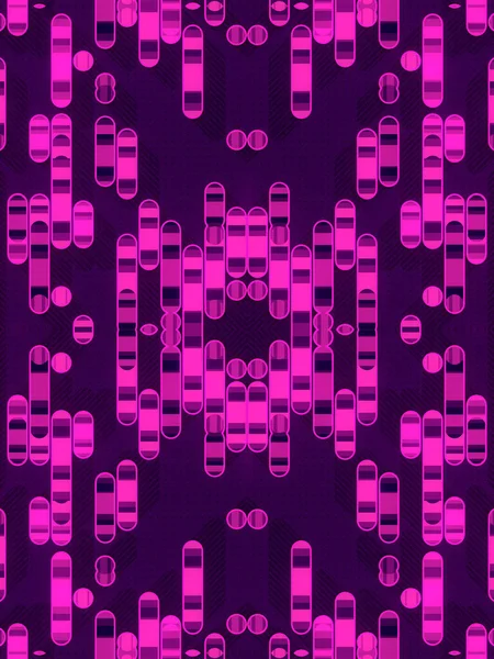 Moderne Abstrakt Reklame Med Fargerike Kaleidoskopiske Mønstre Enkle Geometriske Former – stockfoto