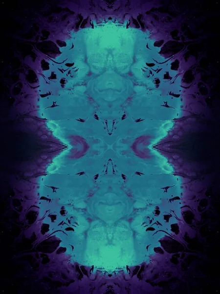 Мистическая Органическая Форма Окруженная Облаками Дыма Рендеринга Цифровой Иллюстрации Современный — стоковое фото