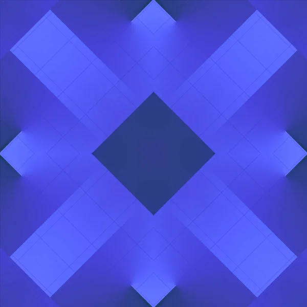 Kaleidoskooppinen Tausta Trendikäs Sininen Värillinen Kaltevuus Abstrakti Kansikuva Digitaalinen Kuvitus — kuvapankkivalokuva