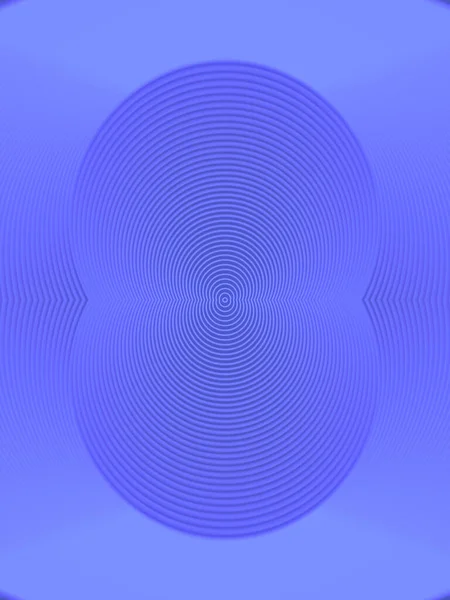 Kaleidoscopisch Lijnenpatroon Blauw Gekleurde Achtergrond Die Een Driedimensionaal Geometrisch Object — Stockfoto