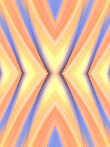 Symmetrisch Golvend Patroon Met Veelkleurige Textuur Creatief Modern Design Weergave — Stockfoto
