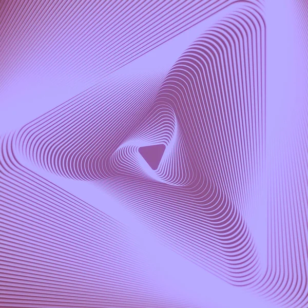 Yksinkertainen Linja Taidekuvio Trendikäs Neon Värillinen Kaltevuus Edustaa Kolmion Kolmiulotteinen — kuvapankkivalokuva