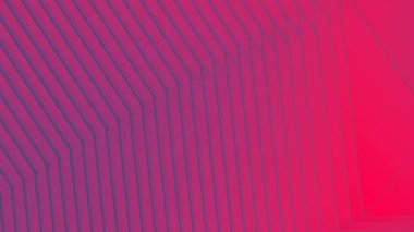 Mor renkli soyut çizgiler. Dekorasyon tasarımı için desen. Dijital dikişsiz döngü animasyonu. 3D görüntüleme. 4K, Ultra HD çözünürlüğü