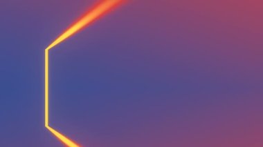 Yavaşça aralık kapıdan süzülen parlak ışık çizgisi. Dijital arka plan. Soyut kapak tasarımı. 3D canlandırma işlemi. HD çözünürlüğü