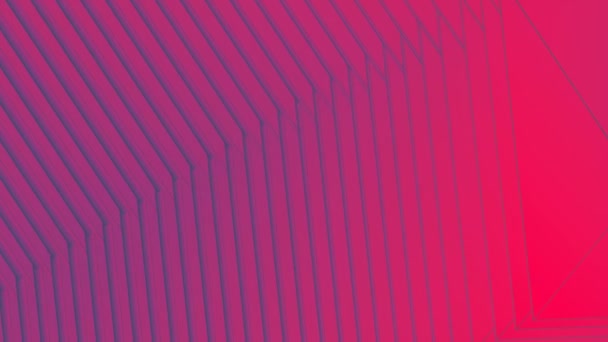 Fioletowe Abstrakcyjne Tło Linii Wzór Projektowania Dekoracji Cyfrowa Animacja Pętli — Wideo stockowe