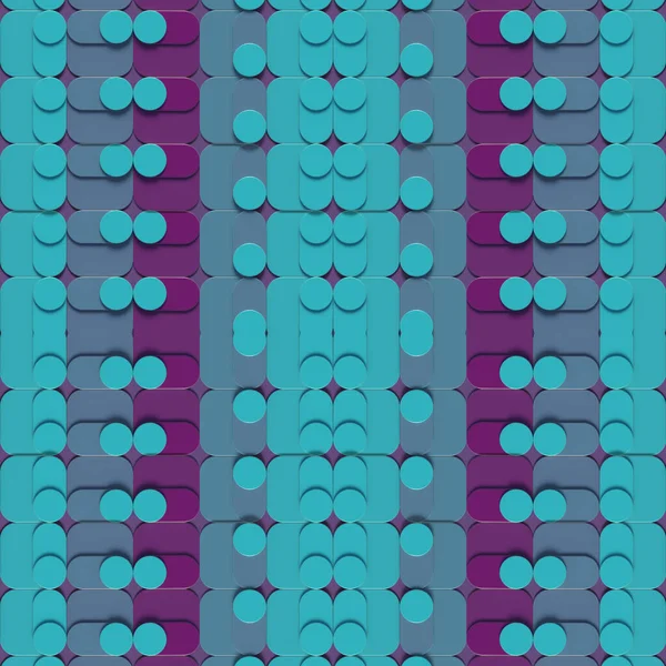 Абстрактная Цифровая Иллюстрация Симметричного Неонового Красочного Рисунка Геометрический Абстрактный Фон — стоковое фото
