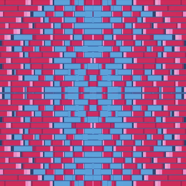 Kaleidoscopic Pattern Rectangular Stripes Trendy Gradient Modern Background Rendering Digital — Stock Photo, Image