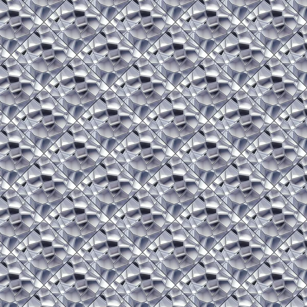 Rendering Digitaler Illustration Von Quadratischen Blöcken Mit Einem Gebrochenen Muster — Stockfoto