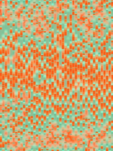 Κυματιστό Μοτίβο Ορθογώνιων Πολύχρωμων Λωρίδων Αφηρημένο Φόντο Ψηφιακή Καλλιτεχνική Απεικόνιση — Φωτογραφία Αρχείου