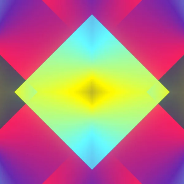 Geometrisk Bakgrund Med Trendig Lutning Ljus Abstrakt Digital Illustration För — Stockfoto