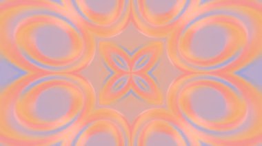 Çok renkli imkansız şekillerin dijital, dikişsiz döngü animasyonu. 3d özet arkaplan oluşturuluyor. Modern tarz. 4K, Ultra HD çözünürlüğü