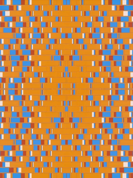 Rektangulære Stripemønstre Med Trendy Gradient Designmal Moderne Flerfarget Bakgrunn Gjøre – stockfoto
