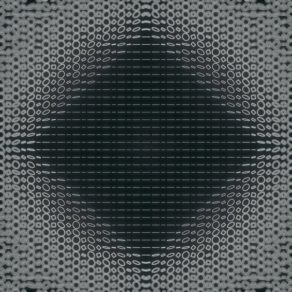 Wave Patroon Van Eenvoudige Platte Geometrische Objecten Een Donkere Achtergrond — Stockfoto