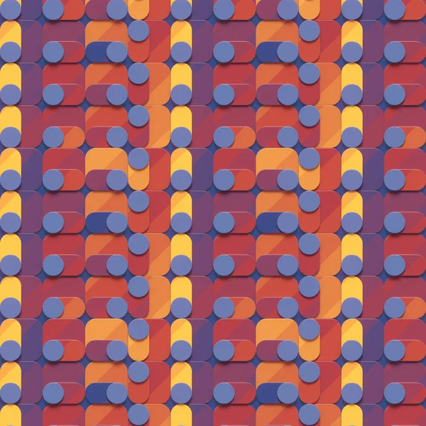 Fargerik Geometrisk Bakgrunn Stiliserte Klokkeflater Kreativ Konseptdesign Gjøre Digital Illustrasjon – stockfoto
