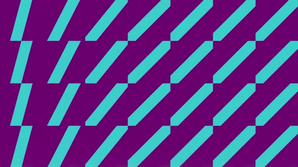 Красочный Узор Преобразования Простых Геометрических Фигур Современный Концепт Фон Цифровая — стоковое видео