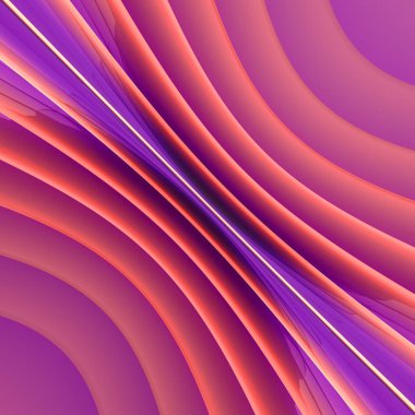 Şık bir eğimli parlak cam levhalar. Soyut yaratıcı tasarım arka planı. 3d dijital resimleme